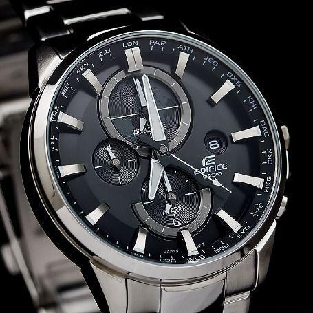 Casio Casio Edifice ETD-310D-1A, edifice япония мужские часы на браслете нержавеющая сталь боковой вид