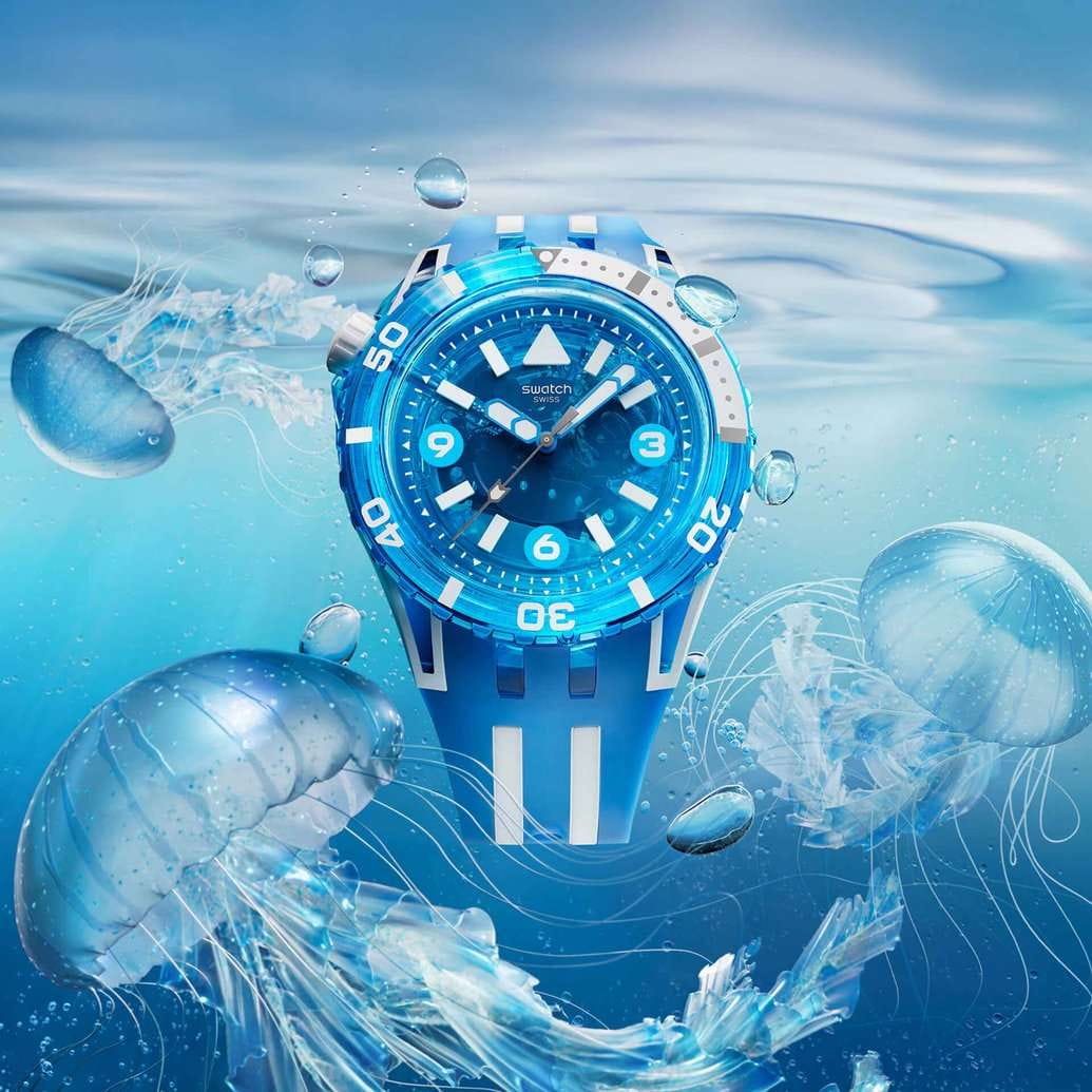 Swatch Swatch Blue Fire SSCU09S100 , наручные мужские часы фото под углом