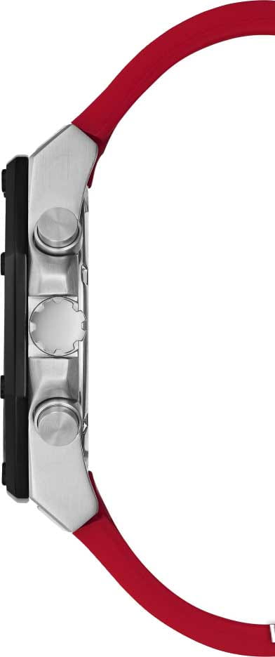 Guess Guess  Sport Steel  GW0263G3,  сша мужские часы на браслете силикон боковой вид