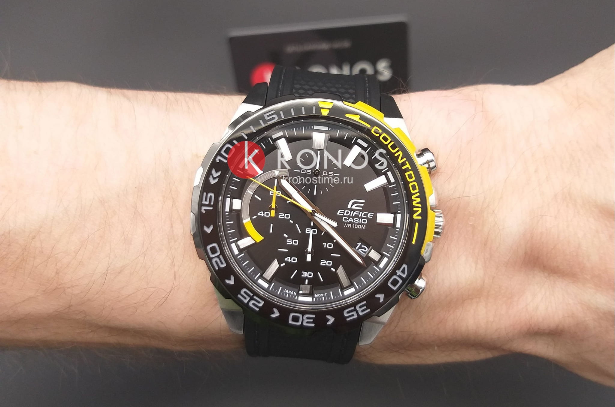 Casio Casio Edifice EFR-566PB-1A EFR - задняя крышка металл сталь корпуса, япония часы