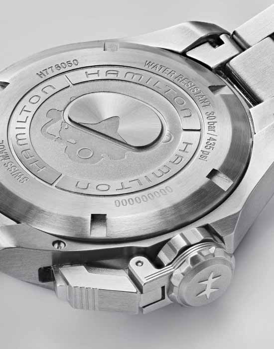 Оригинальные часы Hamilton Hamilton Khaki Navy Frogman H77605135 в фирменной упаковке от производителя