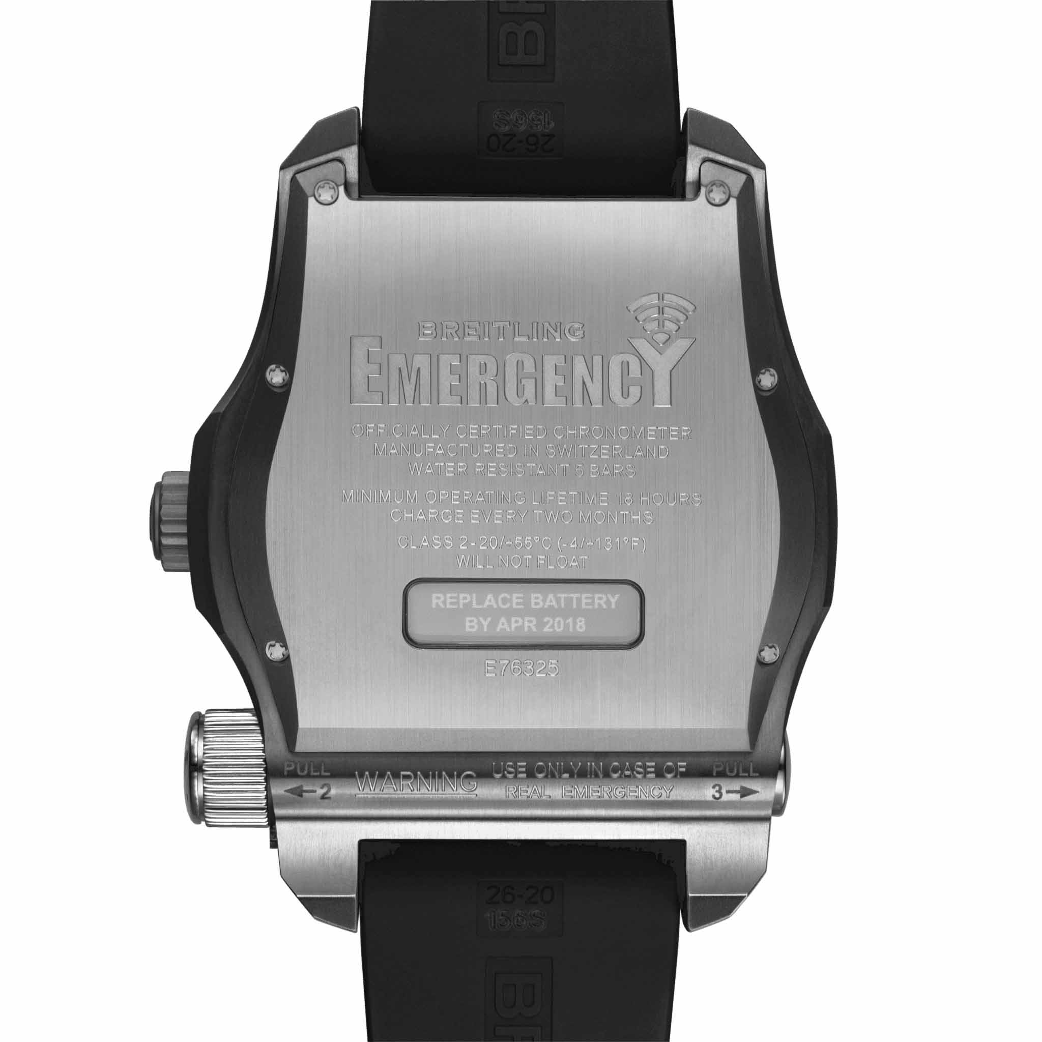 Breitling Breitling Emergency E76325221B1S1 , наручные мужские часы фото под углом