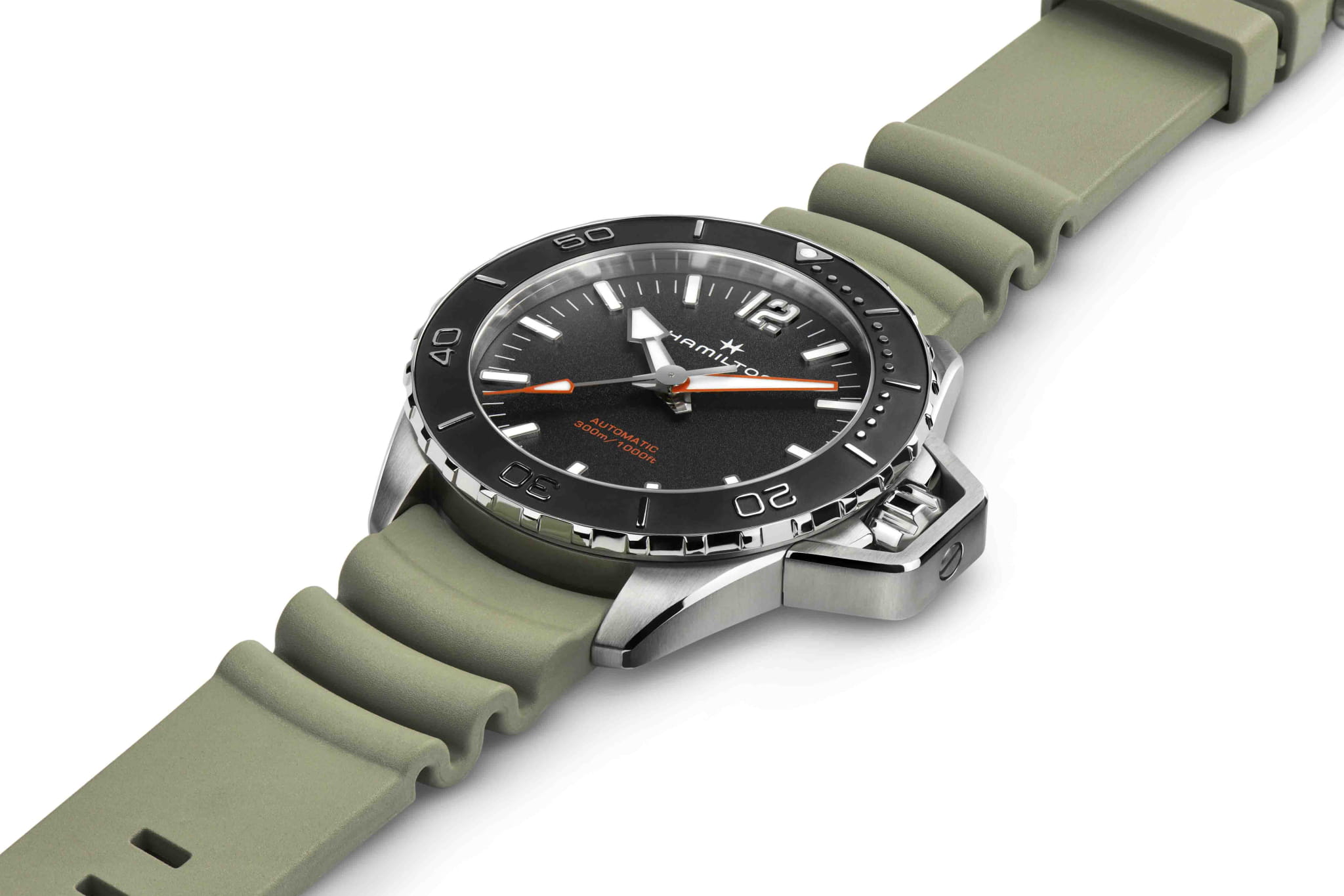 Hamilton Hamilton Khaki Navy Frogman Auto H77825331 H77825331 оригинальные мужские часы в комплекте с коробкой