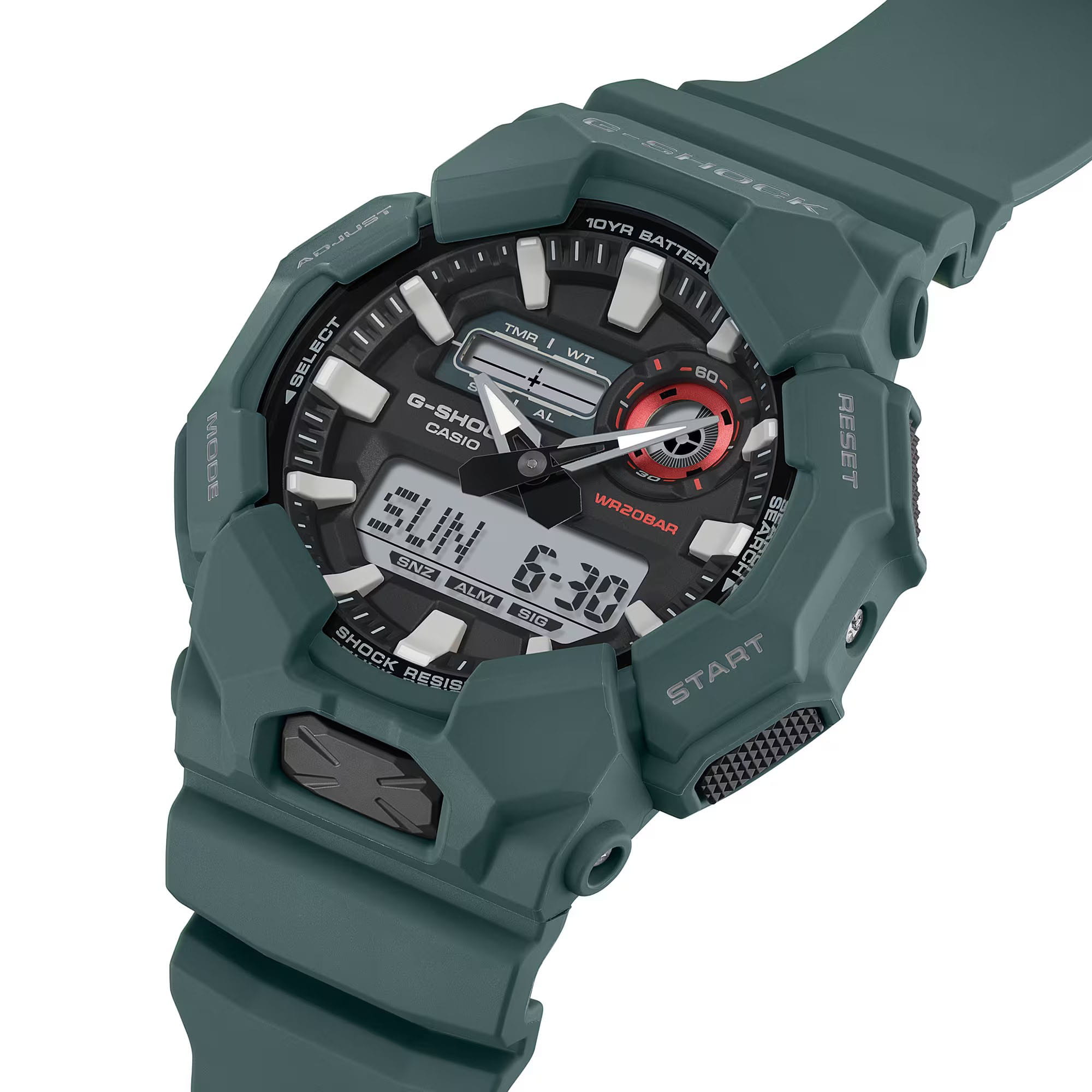 Casio Casio GA-010-2A , наручные мужские часы фото под углом