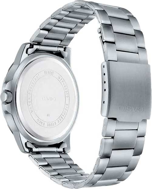Casio Casio Collection MTP-VD300D-1EUDF (MTP-VD300D-1E), collection япония мужские часы на браслете нержавеющая сталь боковой вид