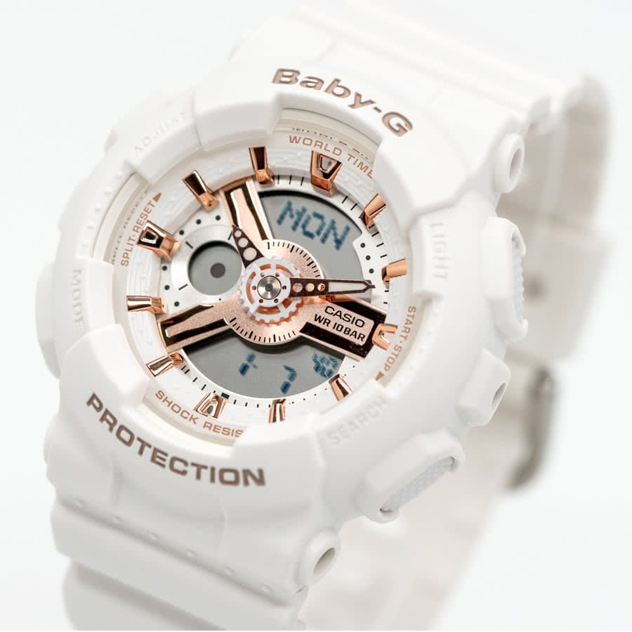 Оригинальные часы Casio Casio Baby-G BA-110XRG-7ADR (BA-110XRG-7A) кварцевые калибр механизма  общий вид