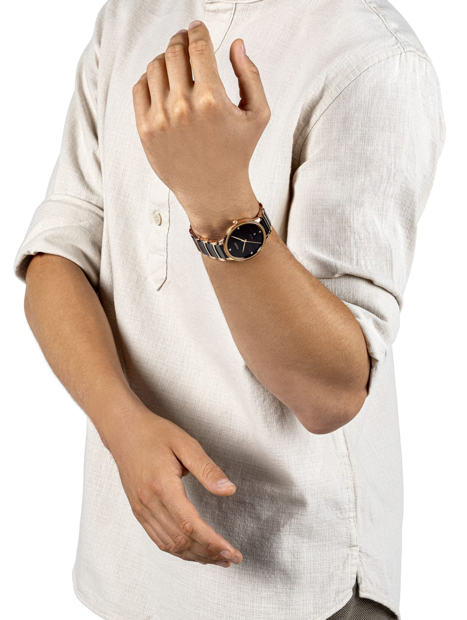 Rado Rado Centrix Diamonds R30023712 , наручные мужские часы фото под углом