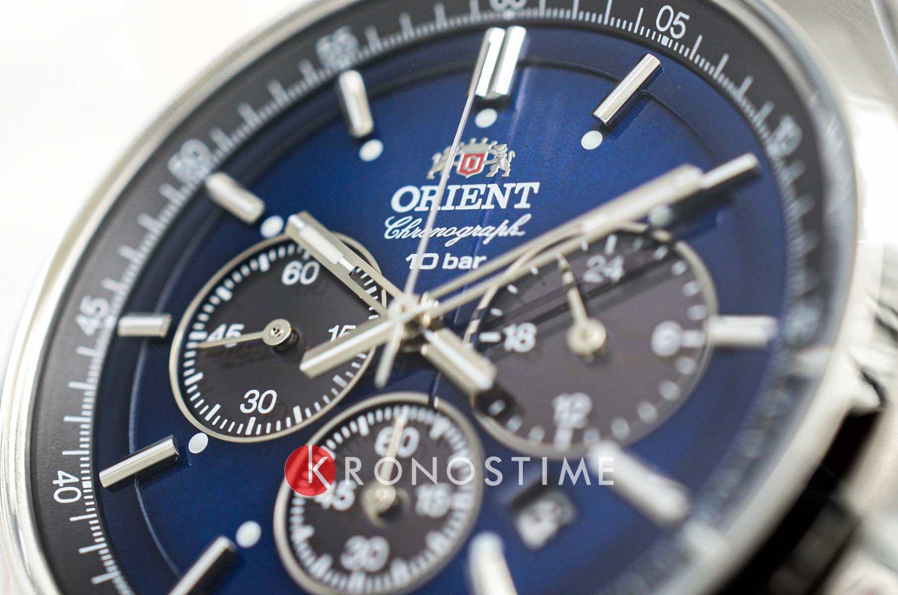 Orient Orient Sport WV002 (WV0021TX) кварцевые мужские часы часы крупный план синий циферблата