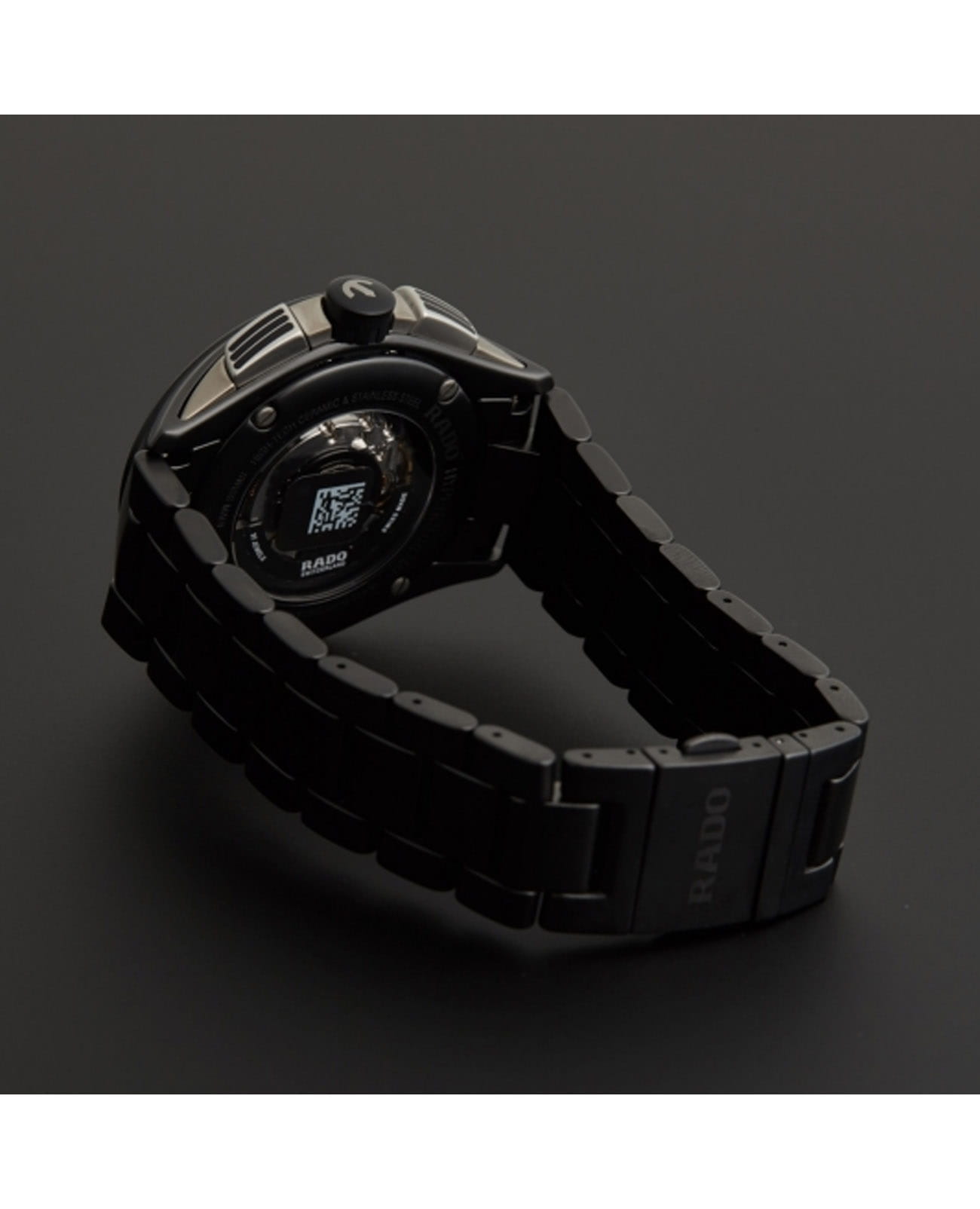 Rado Rado HyperChrome Automatic Chronograph R32525162 механические мужские часы часы крупный план черный циферблата