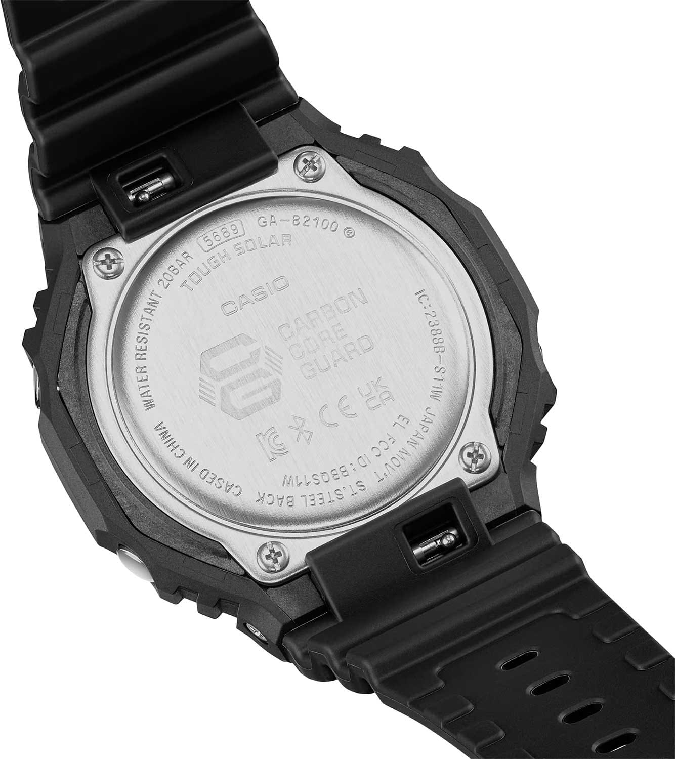 Casio Casio G-Shock GMA-P2100SG-1ADR (GMA-P2100SG-1A), g-shock япония женские часы на браслете пластик боковой вид