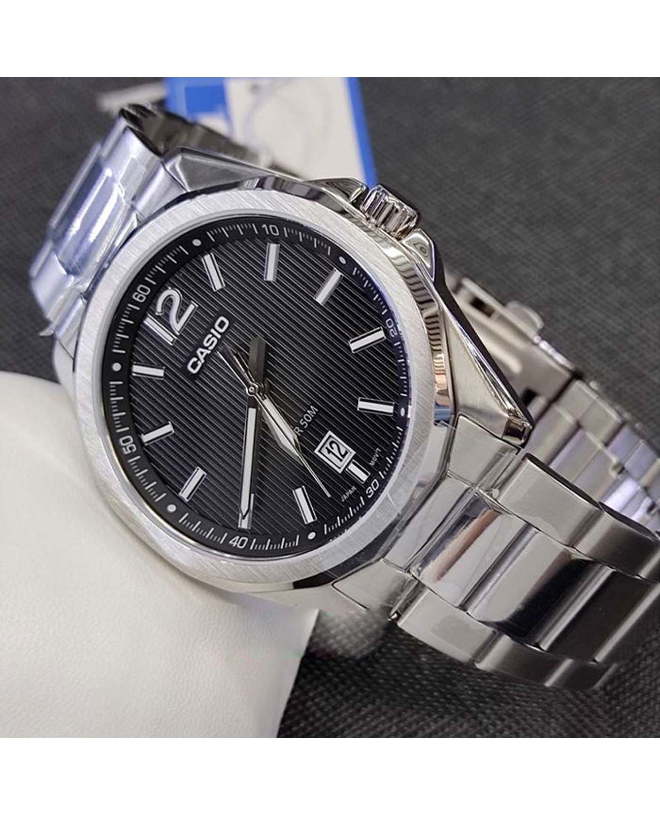 Оригинальные часы Casio Casio Collection MTP-E725D-1A кварцевые калибр механизма  общий вид