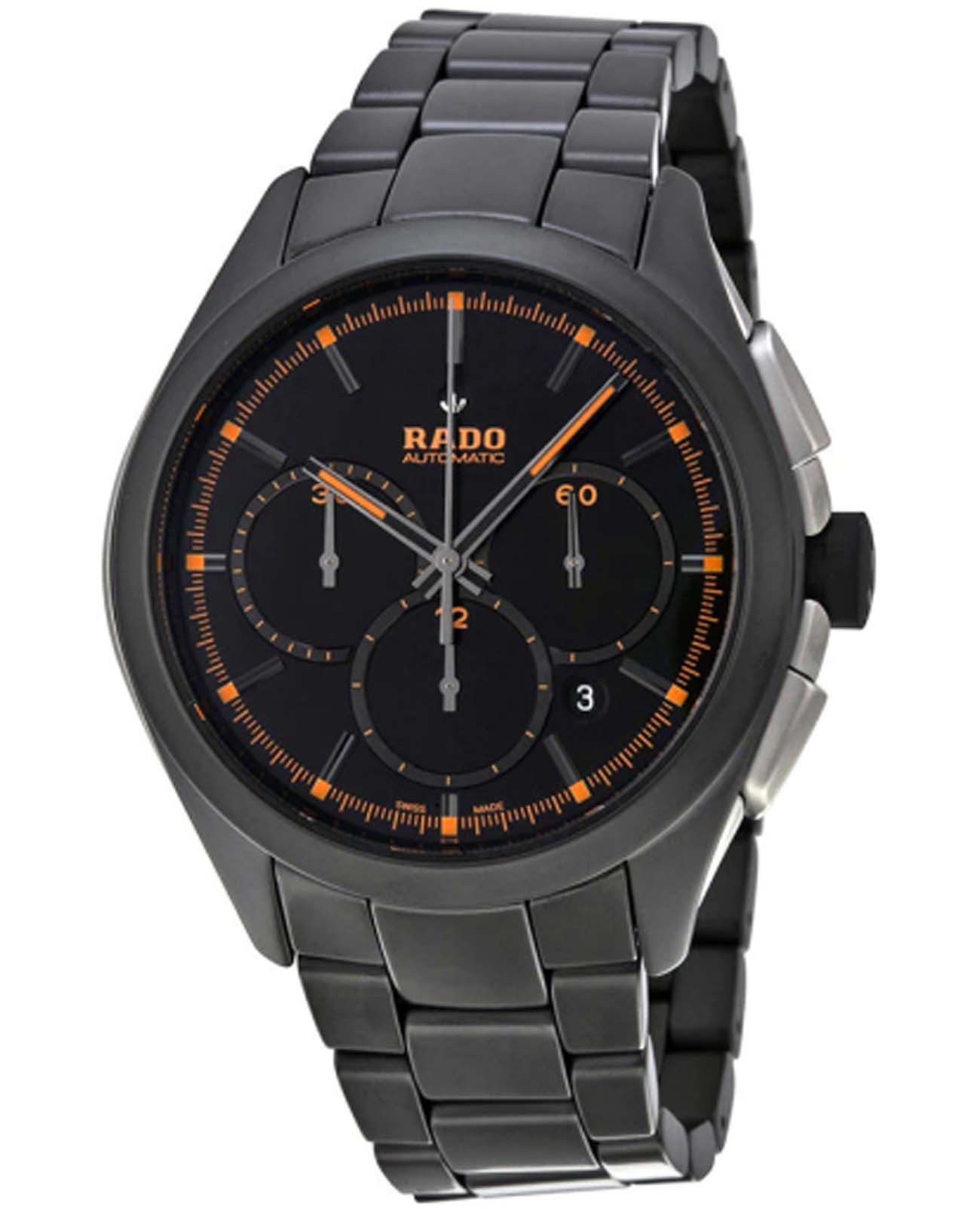 Оригинальные часы Rado Rado HyperChrome Automatic Chronograph R32525162 механические калибр механизма eta 2894-2 общий вид