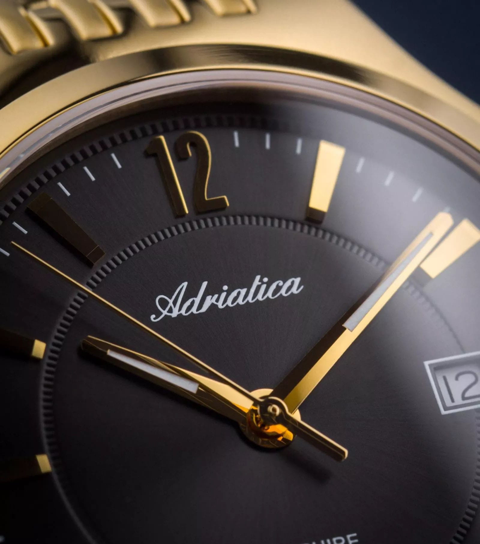 Adriatica Adriatica Premiere A8296.1156Q кварцевые мужские часы часы крупный план черный циферблата