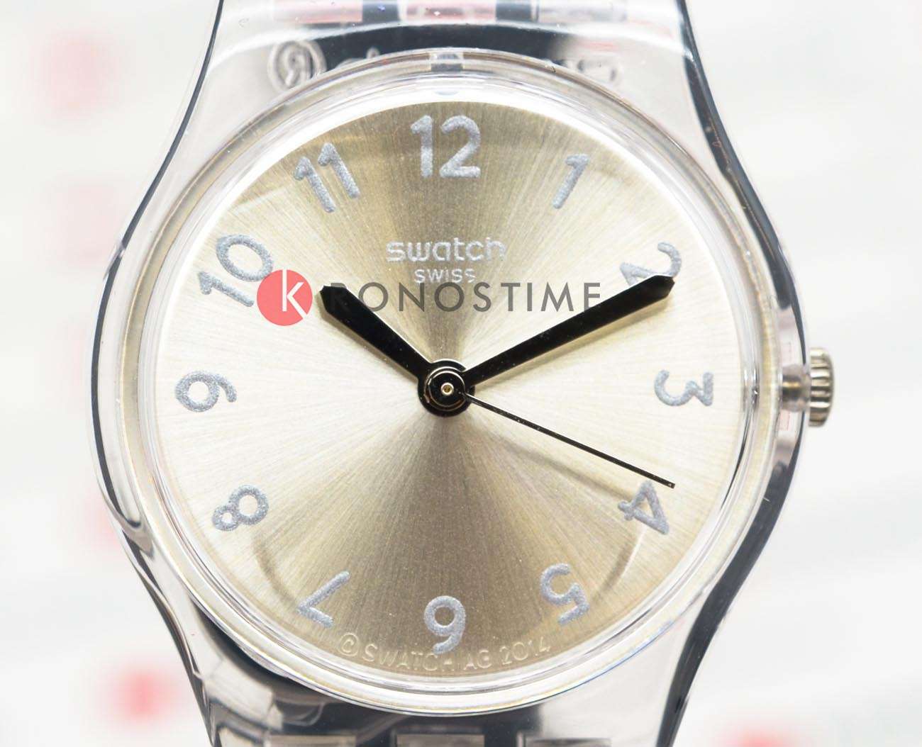 Swatch Swatch Lady LK343E, gent швейцария женские часы на браслете пластик боковой вид