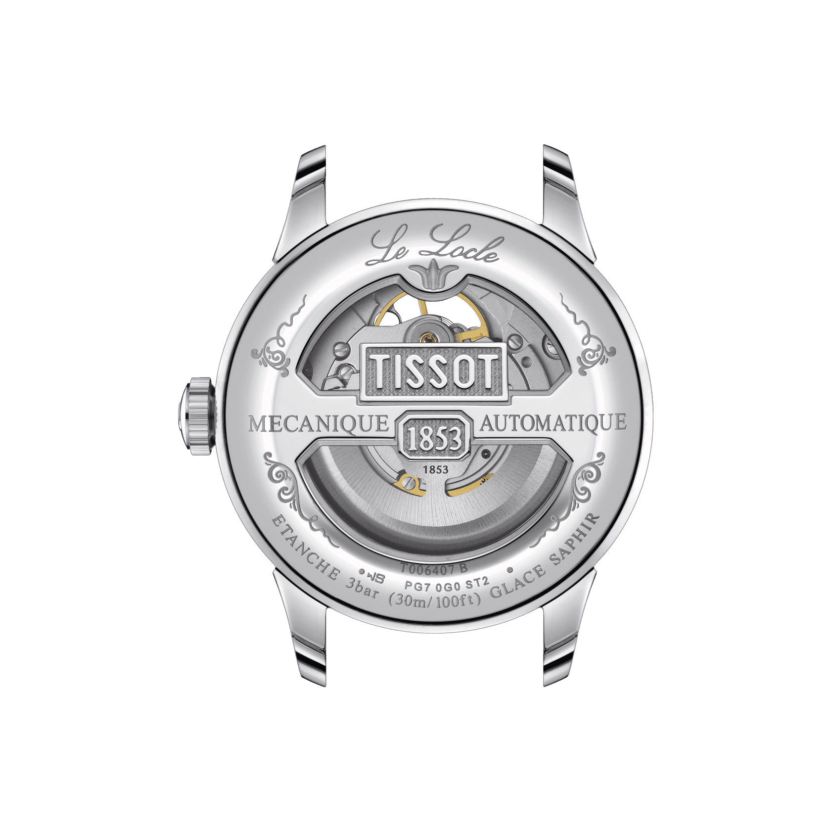Tissot Tissot Le Locle Powermatic 80 Open Heart T006.407.16.033.01 мужские часы серебристый циферблат на запястье