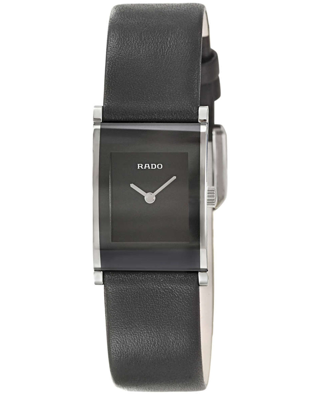 Rado Rado Integral R20786165  R20786165 кварцевые женские часы черный циферблат, браслет кожаный — вид спереди