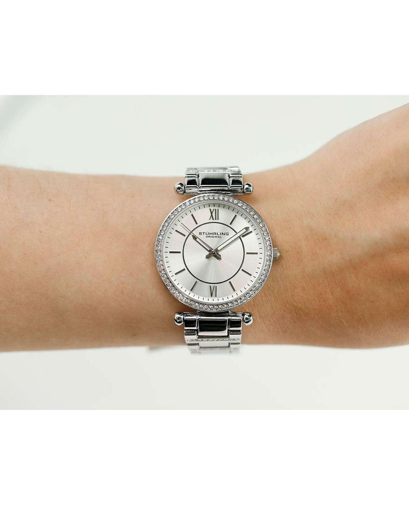 Stuhrling Stuhrling Aria 3905.1,  сша женские часы на браслете нержавеющая сталь боковой вид