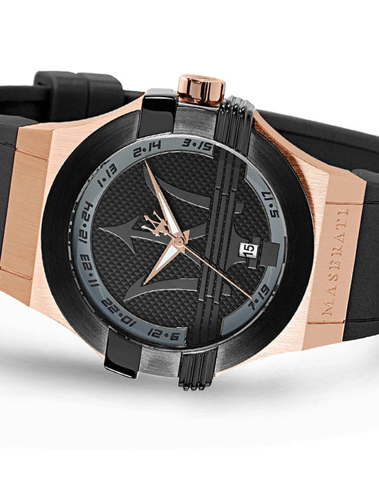 Maserati Maserati POTENZA R8851108002,  италия мужские часы на браслете каучук боковой вид