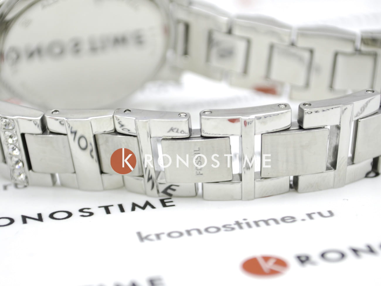 Fossil Fossil Bannon  ES2362  — детали корпуса и нержавеющая сталь + золото 18к