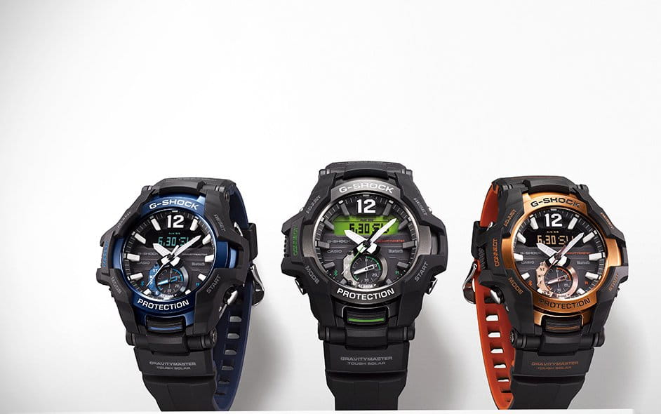 Casio Casio G-Shock GR-B100-1A4 , наручные мужские часы фото под углом