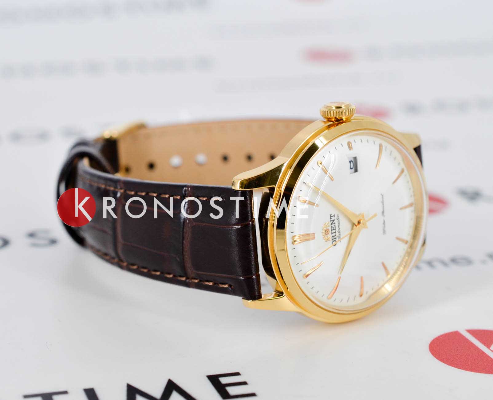 Orient Orient Classic Automatic RA-AC0M01S (RN-AC0M01S), classic automatic япония мужские часы на браслете кожаный боковой вид