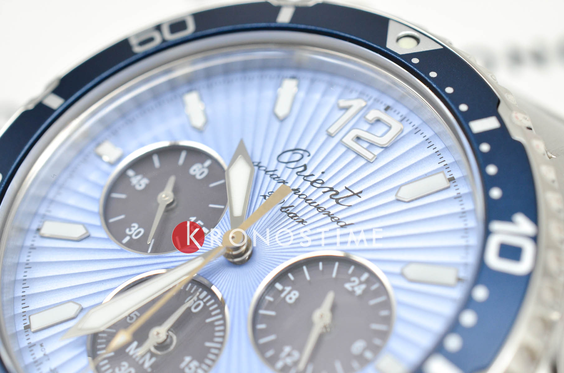 Оригинальные часы Orient Orient Chronograph Mako Kamasu RA-TX0210L (RN-TX0210L) кварцевые калибр механизма  общий вид