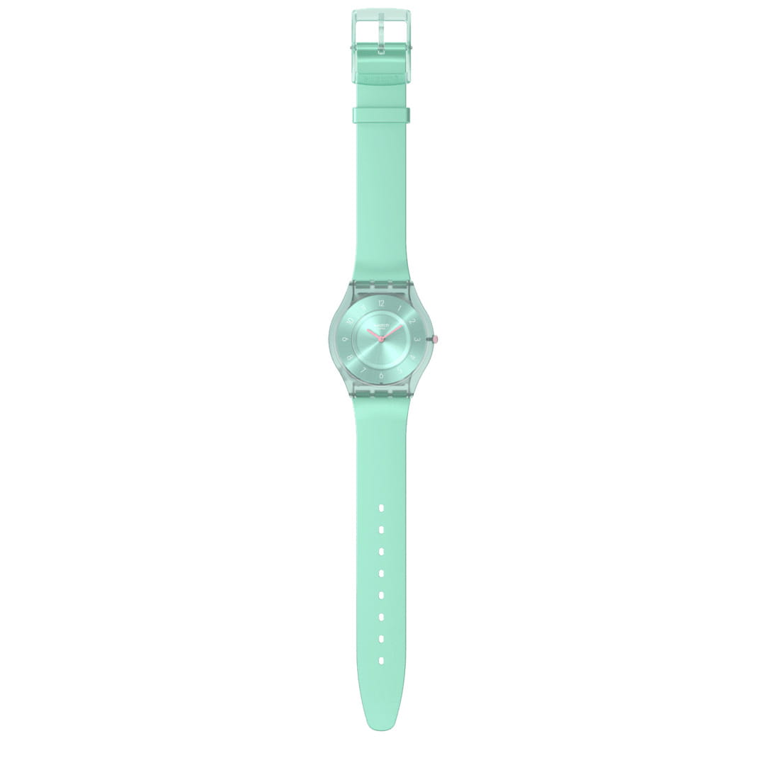 Swatch Swatch Skin Classic Biosourced SS08L100, skin швейцария женские часы на браслете силикон боковой вид