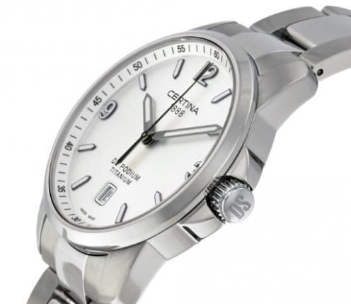 Certina Certina DS Podium C001.410.11.037.00, ds podium швейцария мужские часы на браслете нержавеющая сталь боковой вид