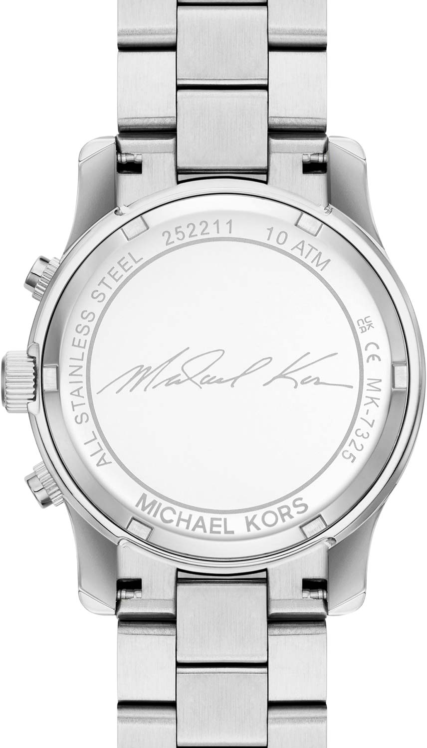 Michael Kors Michael Kors Runway MK7325,  сша женские часы на браслете нержавеющая сталь боковой вид