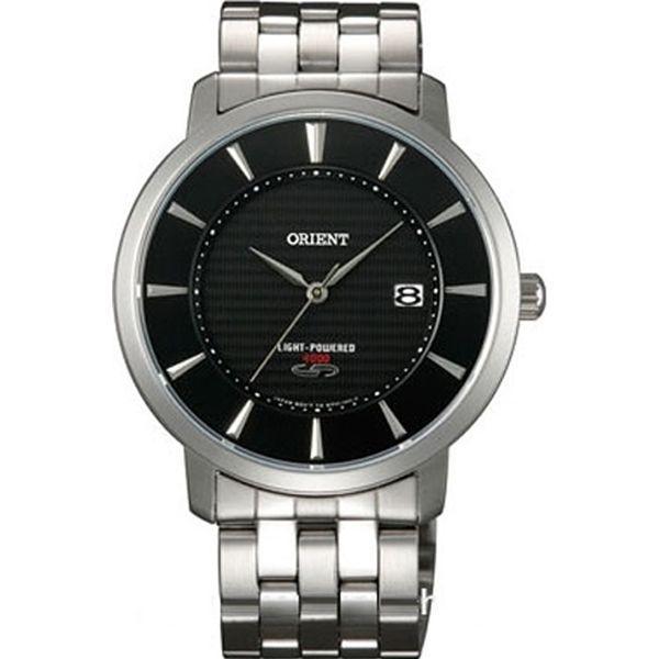 Orient Orient WF01003B (FWF01003B)  FWF01003B  мужские часы черный циферблат, браслет  — вид спереди