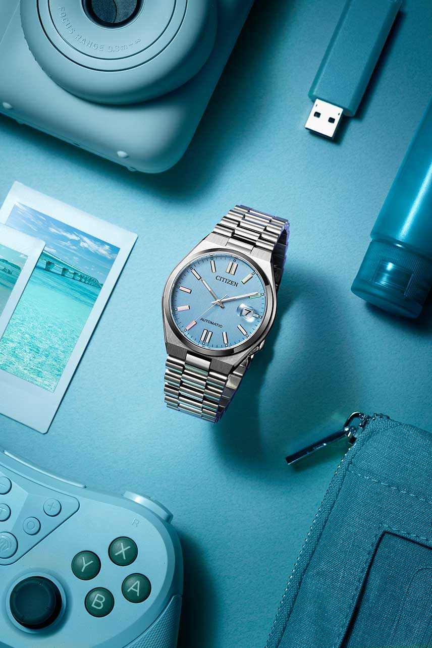 Citizen Citizen Tsuyosa NJ0151-53L  - задняя крышка сталь металл корпуса, япония часы