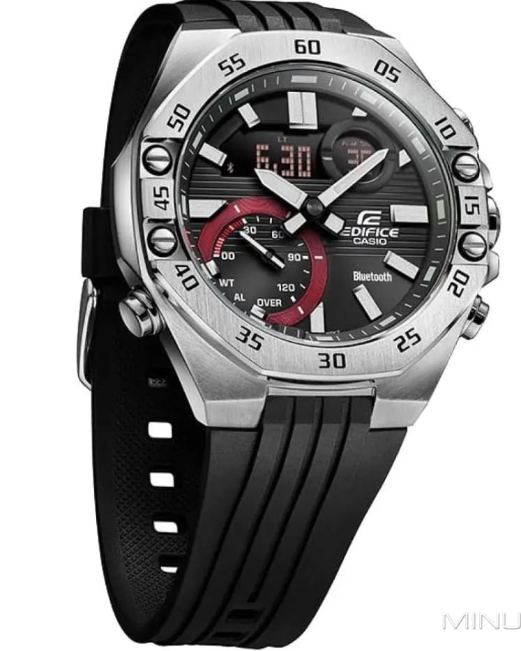 Casio Casio Edifice ECB-10P-1ADF (ECB-10P-1A) ECB, наручные мужские часы фото под углом