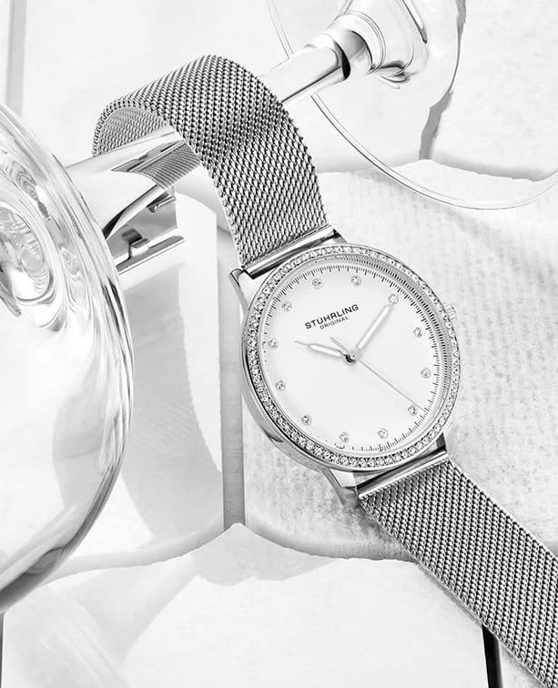 Оригинальные часы Stuhrling Stuhrling Dorset 3904.1 кварцевые калибр механизма  общий вид