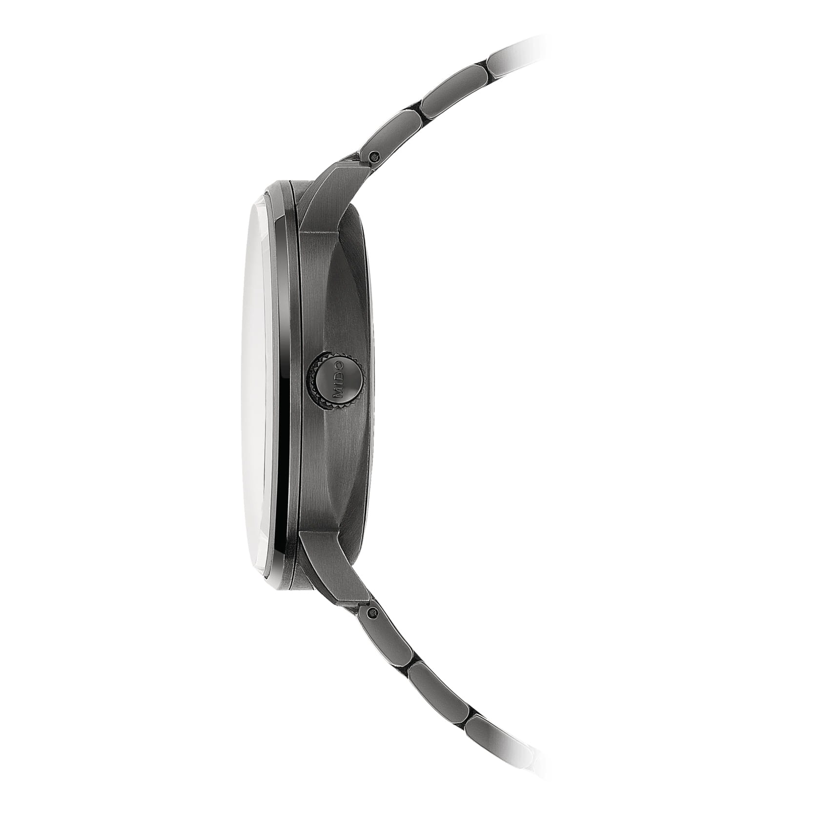 Mido Mido Commander Big Date M021.626.33.051.00, commander швейцария мужские часы на браслете нержавеющая сталь боковой вид
