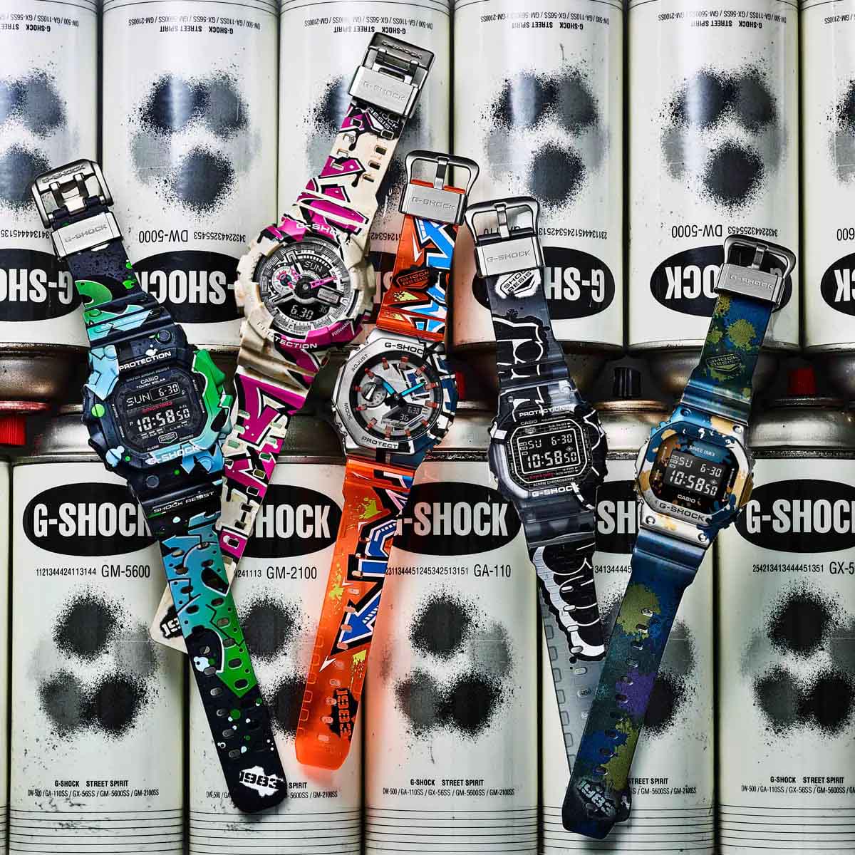 Оригинальные часы Casio Casio G-Shock GM-5600SS-1DR (GM-5600SS-1) электронные калибр механизма  общий вид