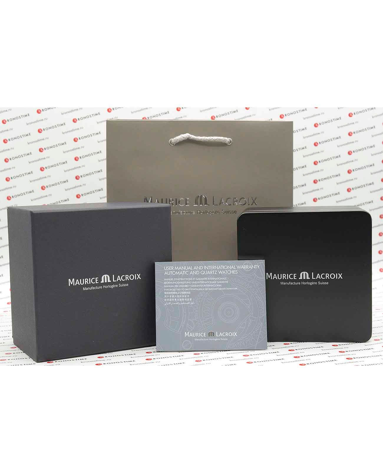 Оригинальные часы Maurice Lacroix Maurice Lacroix Aikon Automatic AI6006-SS002-450-1 механические калибр механизма ml115 общий вид