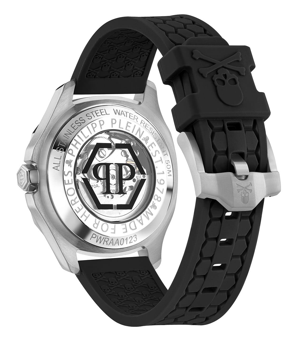 Оригинальные часы Philipp Plein Philipp Plein Plein Philipp PWRAA0123 механические калибр механизма miyota 2035  общий вид