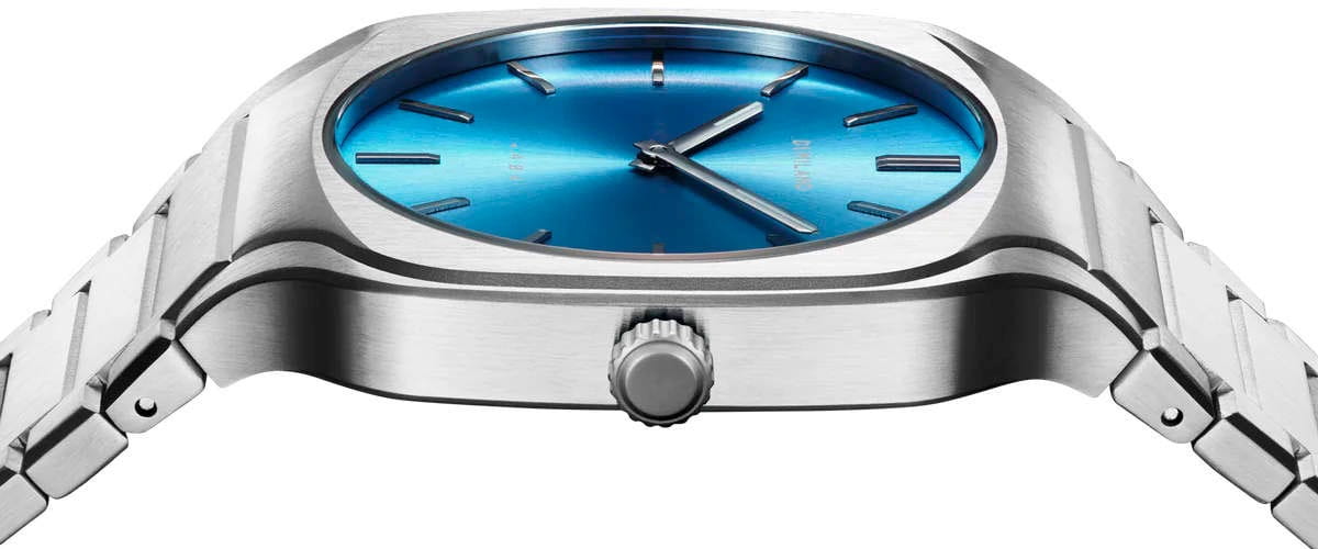 D1 Milano D1 Milano Square SQBJ07,  италия мужские часы на браслете нержавеющая сталь 316l боковой вид