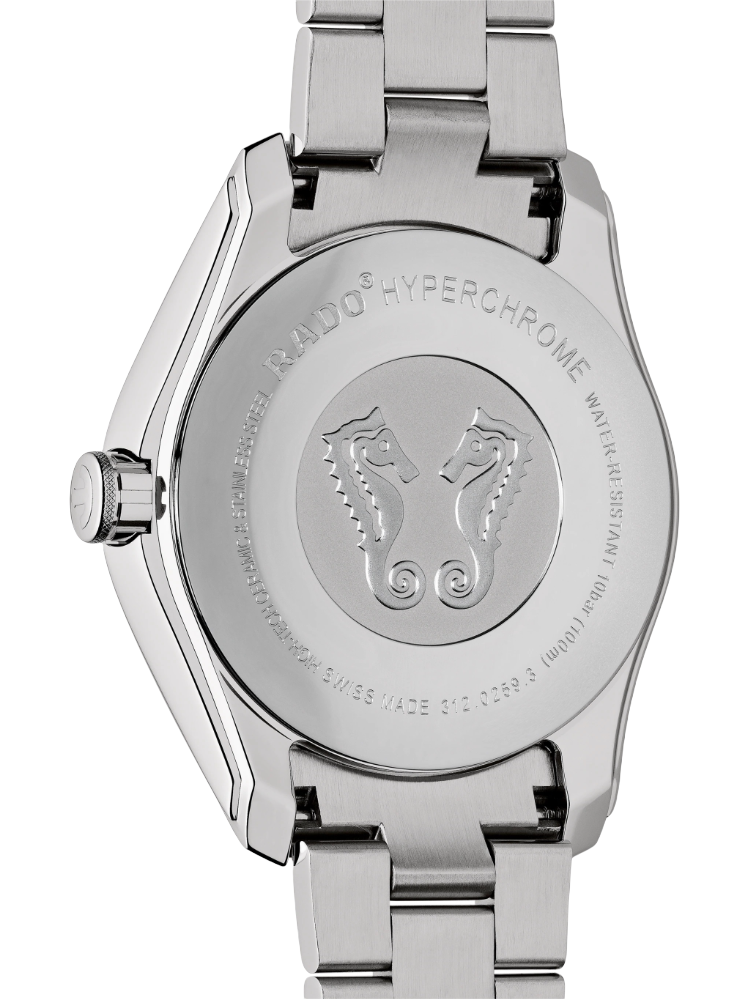 Rado Rado Hyperchrome R32502153, hyperchrome швейцария мужские часы на браслете нержавеющая сталь боковой вид