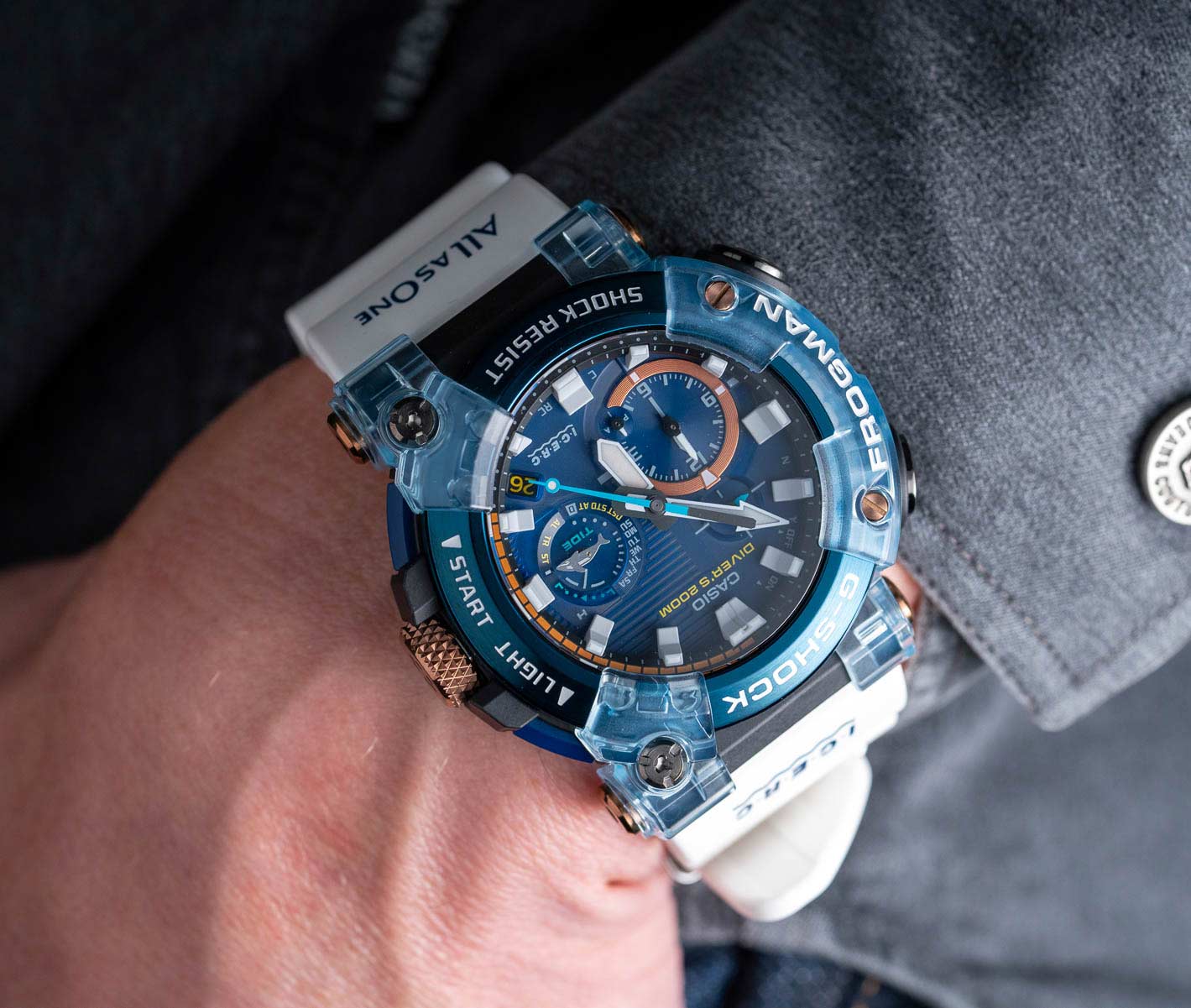 Оригинальные часы Casio Casio G-Shock GWF-A1000K-2AJR электронные калибр механизма  общий вид