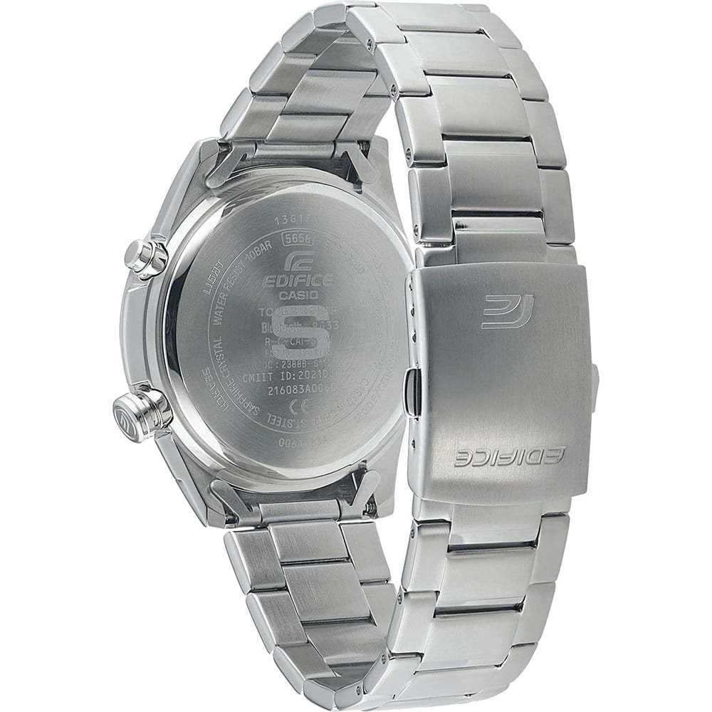 Casio Casio Edifice ECB-S100D-2A, edifice япония мужские часы на браслете нержавеющая сталь боковой вид