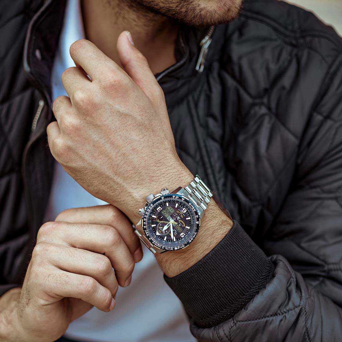 Citizen Citizen Promaster JY8078-52L  - задняя крышка металл сталь корпуса, япония часы