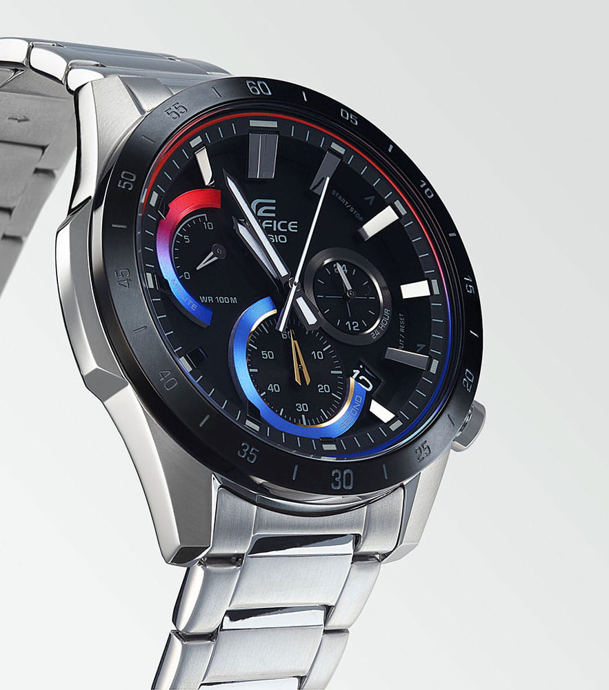 Casio EFR-573HG-1A мужские часы застежка крупным планом