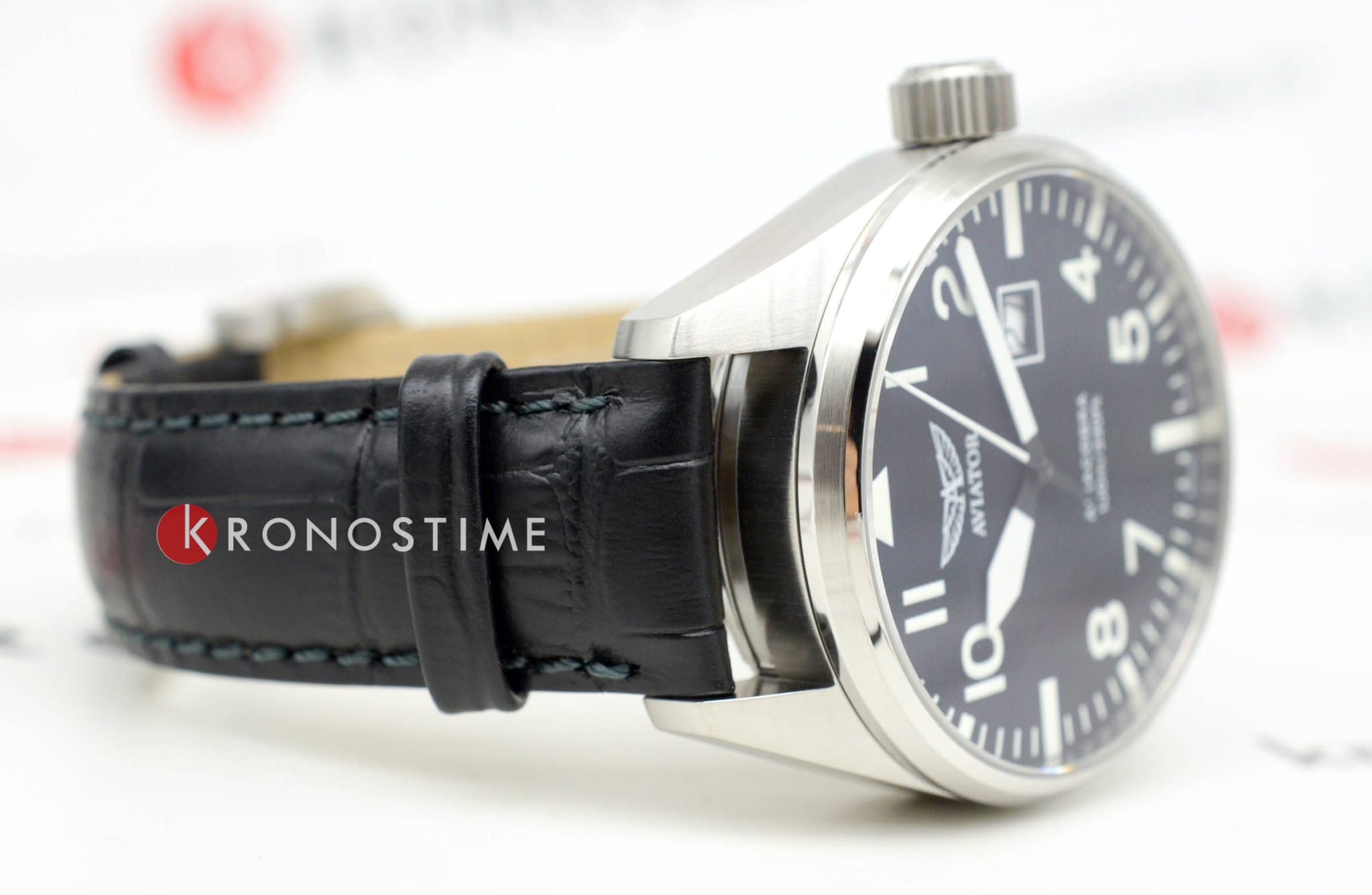 Aviator Aviator Airacobra V.1.22.0.148.4 мужские часы черный циферблат на запястье