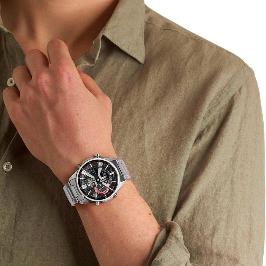 Casio Casio Edifice ECB-S100D-1A ECB, наручные мужские часы фото под углом