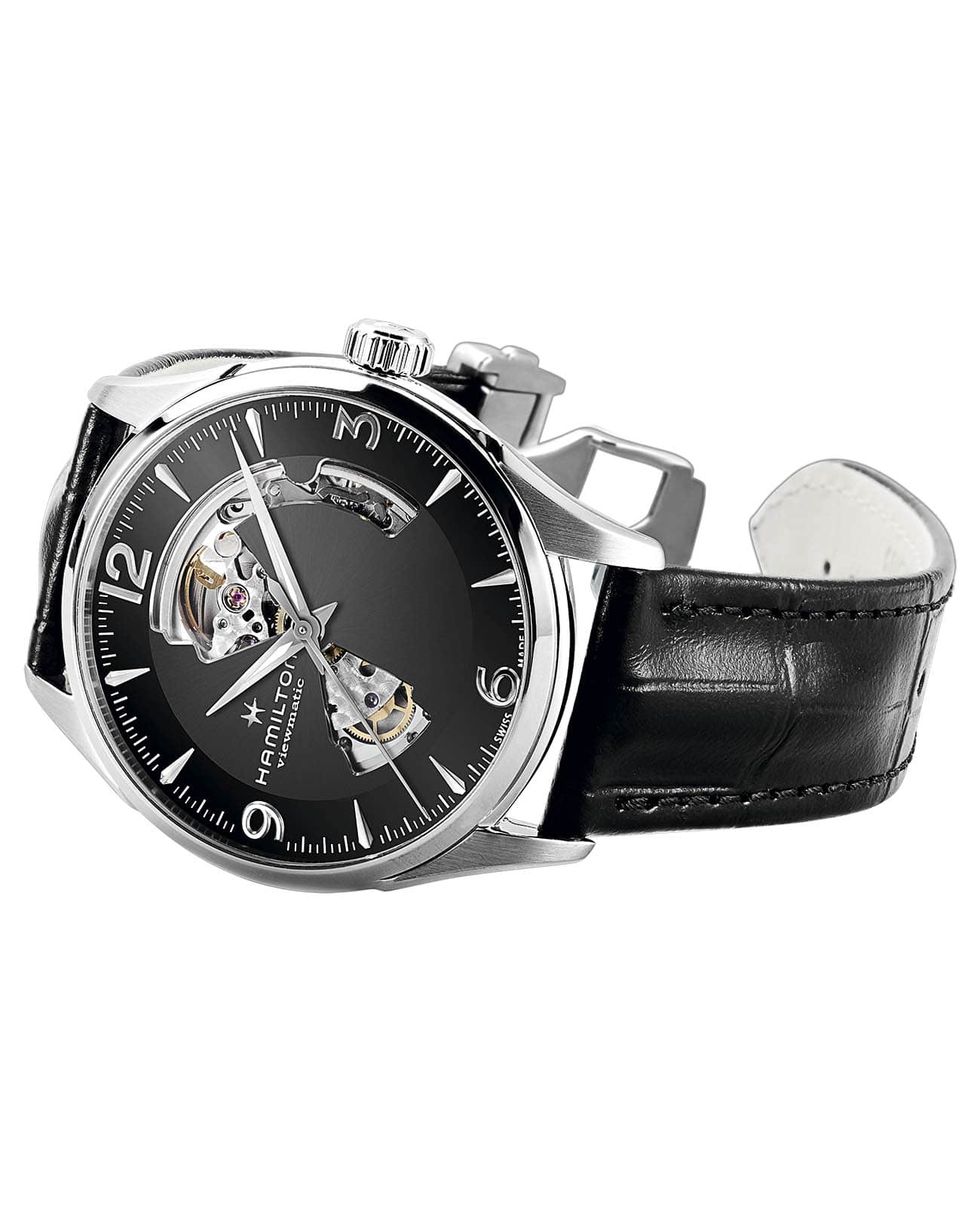 Hamilton H32705731 мужские часы застежка крупным планом