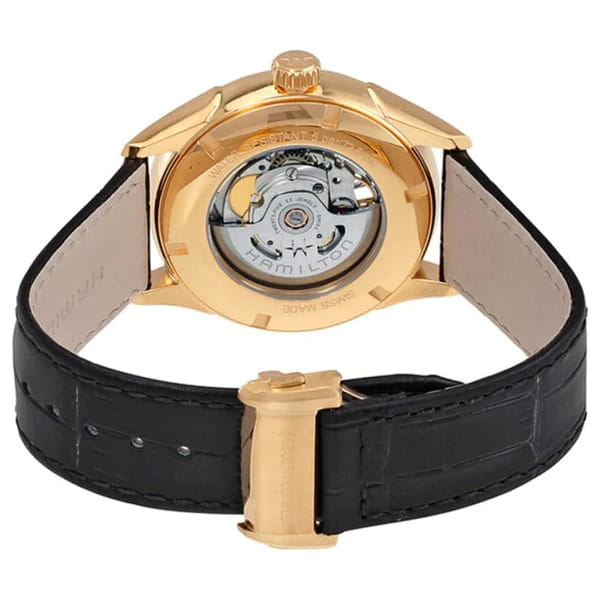 Hamilton Hamilton Jazzmaster Open Heart Auto H32735731, jazzmaster швейцария мужские часы на браслете кожаный боковой вид