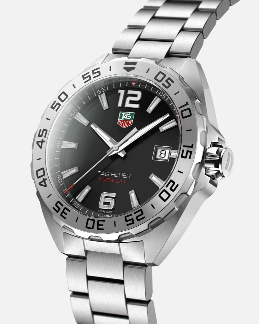 TAG Heuer TAG Heuer Formula 1 WAZ1112.BA0875 мужские часы черный циферблат на запястье