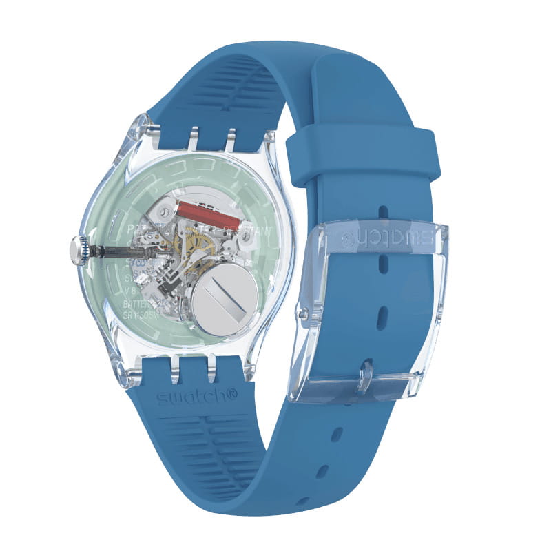 Swatch Swatch New Gent SUOK711, gent швейцария женские часы на браслете силикон боковой вид