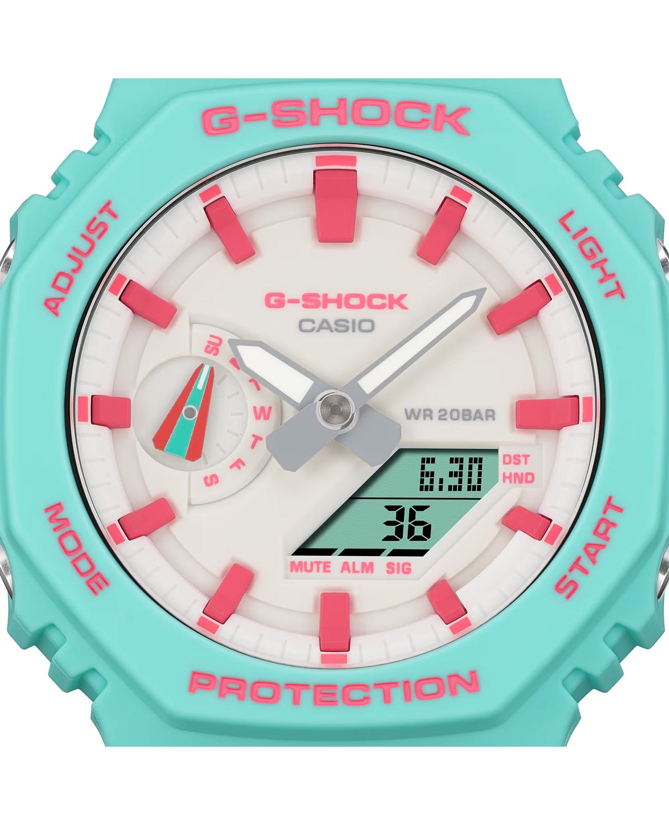 Casio Casio G-Shock GA-2100RB-3ADR (GA-2100RB-3A) GA-2100 - задняя крышка пластик карбон корпуса, япония часы